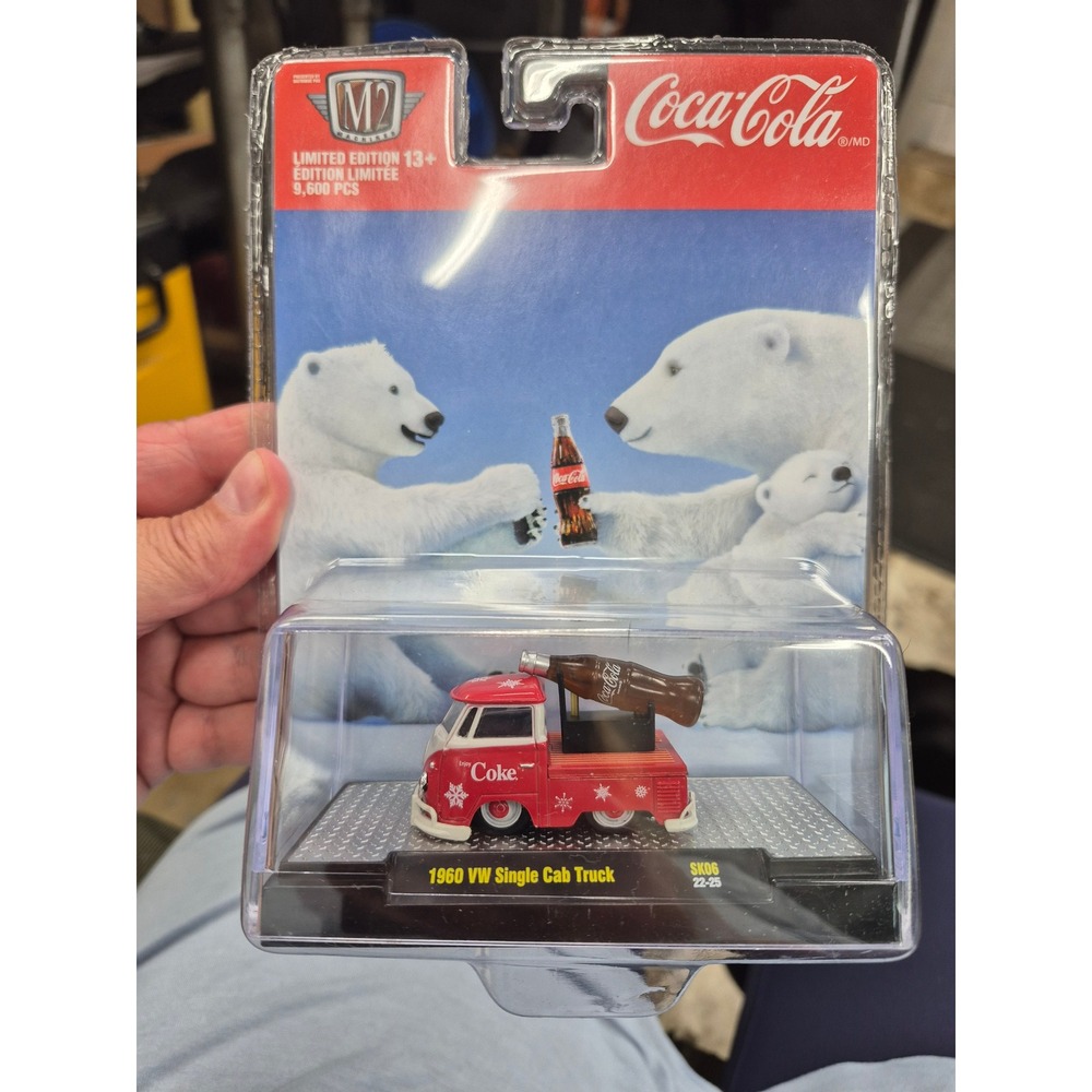 M2 Machines Coca-Cola 1960 VW‎ Single Cab Truck Polar Bear Limited Edition